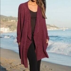 Barefoot Dreams Cozychic Lite Island Wrap Burgundy XXS/XS